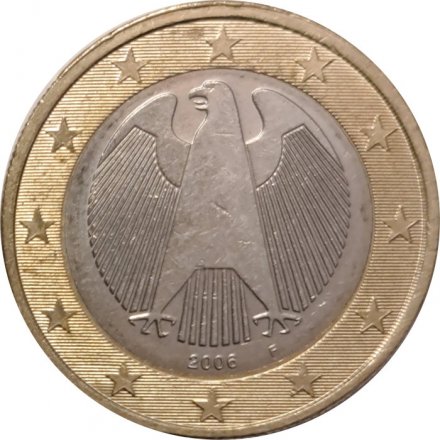 Германия 1 евро 2006 год (F)