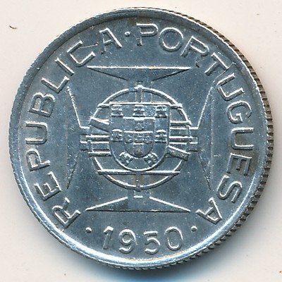 Мозамбик 2,5 эскудо 1950 год