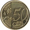 Бельгия 50 евроцентов 2008 год