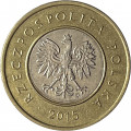 Польша 2 злотых 2015 год