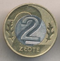 Монета Польша 2 злотых 2015 год