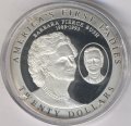 Либерия 20 долларов 2003 год - Барбара Буш