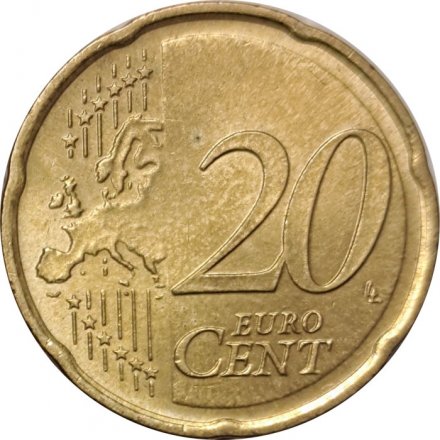 Германия 20 евроцентов 2011 год (F)