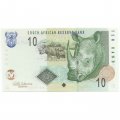 ЮАР 10 рэндов 2009 год - Носорог UNC