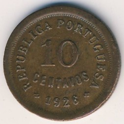 Португалия 10 сентаво 1926 год