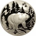 Россия 3 рубля 2009 год - Животный мир стран ЕврАзЭС, Медведь