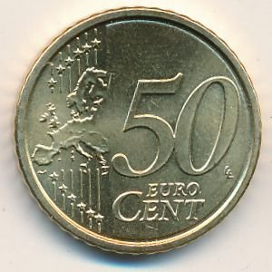 Ватикан 50 евроцентов 2011 год -  Бенедикт XVI
