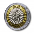 Змея - Гравированная монета 10 рублей (в сувенирной упаковке)