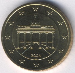 Германия 50 евроцентов 2004 год (A)