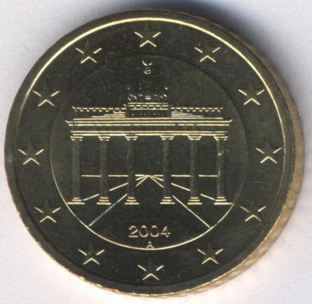 Германия 50 евроцентов 2004 год (A)