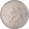 Великобритания 10 пенсов 2000 год