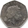 Гернси 50 пенсов 2008 год