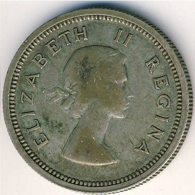 ЮАР 1 шиллинг 1957 год