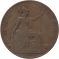 Великобритания 1 пенни 1908 год