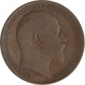 Великобритания 1 пенни 1908 год