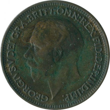Великобритания 1 фартинг 1926 год - Король Георг V