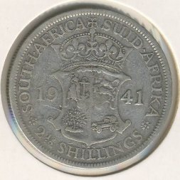 ЮАР 2 1/2 шиллинга 1941 год
