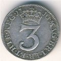 Великобритания 3 пенса 1710 год