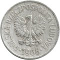 Польша 10 грошей 1968 год
