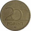 Венгрия 20 форинтов 1994 год - Ирис венгерский