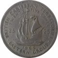 Восточные Карибы 25 центов 1962 год