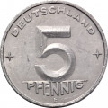 ГДР 5 пфеннигов 1952 год (E)
