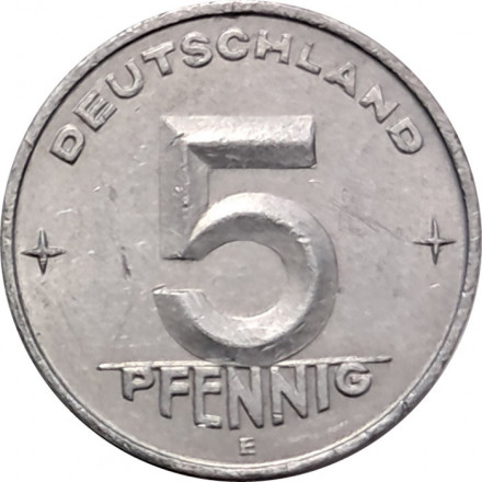 ГДР 5 пфеннигов 1952 год (E)