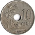 Бельгия 10 сантимов 1926 год BELGIQUE