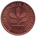 ФРГ 2 пфеннига 1995 год - D