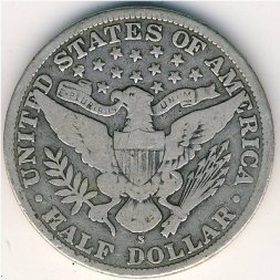 США 1/2 доллара 1909 год