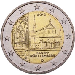 Германия 2 евро 2013 год - Федеральная земля Баден-Вюртемберг