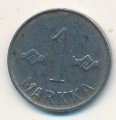 Финляндия 1 марка 1953 год (железо)