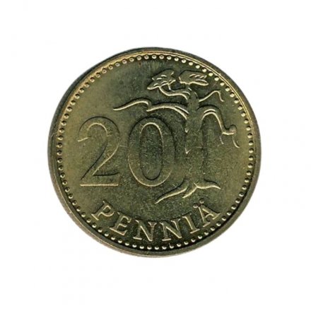 Финляндия 20 пенни 1983 год