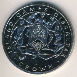 Гибралтар 1 крона 1995 год