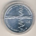 Финляндия 10 евро 2008 год - 90 лет флагу Финляндии (BU)