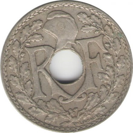 Франция 10 сантимов 1936 год