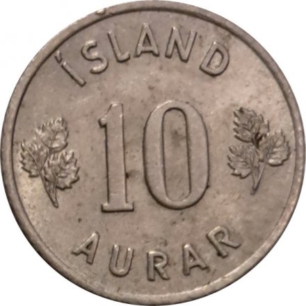 Исландия 10 эйре 1960 год