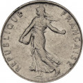 Франция 1/2 франка 1970 год