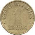 Эстония 1 крона 2001 год