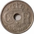 Дания 10 эре 1933 год