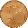 Греция 1 евроцент 2005 год UNC