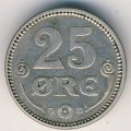 Дания 25 эре 1918 год