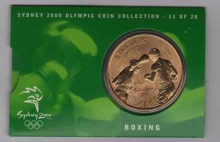 Австралия 5 долларов 2000 год - Олимпийские игры в Сиднее. Бокс