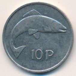 Ирландия 10 пенсов 1982 год