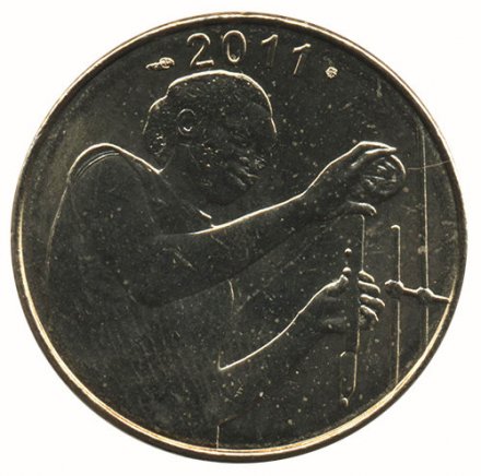 Западная Африка 25 франков 2011 год - Лаборантка