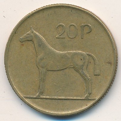 Ирландия 20 пенсов 1995 год