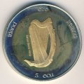 Ирландия 5 экю 1995 год