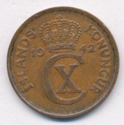 Исландия 5 эйре 1942 год