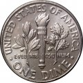 США 1 дайм (10 центов) 2011 год - Франклин Рузвельт (P)