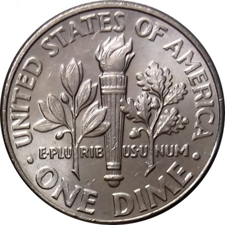 США 1 дайм (10 центов) 2011 год - Франклин Рузвельт (P)